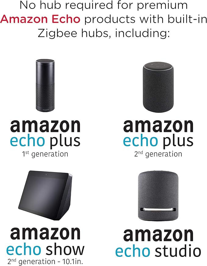 Enbrighten Zigbee Smart Light Switch, QuickFit & SimpleWire, Pairs Directly with Echo Show 10, Echo Studio