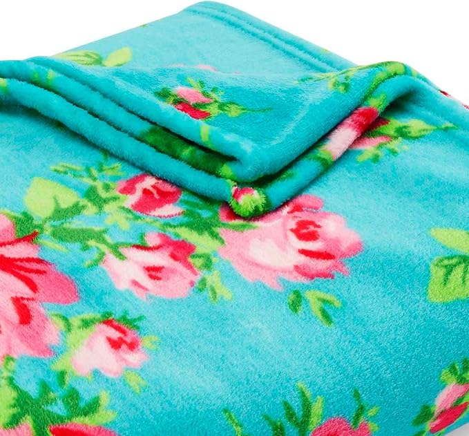 Betsey Johnson - Blanket, Buttery-Soft Throw Blanket for Couch or Bed, Boldly Plush & Oversized Bedding (Bouquet Day, 50" x 70")