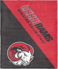 Northwest NCAA Silk Touch Throw Blanket, Ultra Soft Plush Polyester, Lightweight Warm Decorative Fan Gift, 46 x 60 in