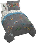 Marvel Comics Avengers Twin Comforter Set 5 Piece Bedding for Boys, Gray | Hulk Captain America, Comforter Sheets Sham Pillowcase, Official Product, Microfiber, Machine Washable, Boys Gift