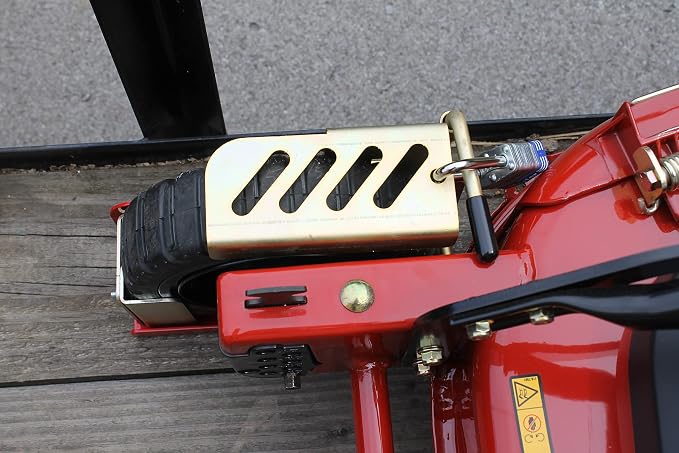 Jungle Jim's Jungle Boot to Secure Push and Some Commercial Mowers or Spreaders to Lawn and Landscape Trailer (SMALL - LOCKING)