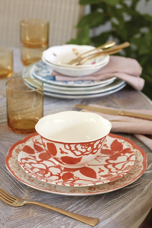 Lenox BM COTTAGE DW ACCENT PL S/4 SAFFRON