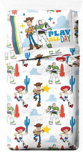 Jay Franco Kids Sheet Set with Fitted, Flat Sheets & Pillow Cover - Ultra-Soft Bedding with Pillowcase for Room Decor, White - Toy Story, 3 Piece Twin