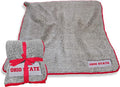 Logo Brands NCAA Frosty Fleece Blanket (50" x 60") – Soft & Warm Sherpa Material with Team Logo, Team Color Trim, Great Gift for Alumni & Students