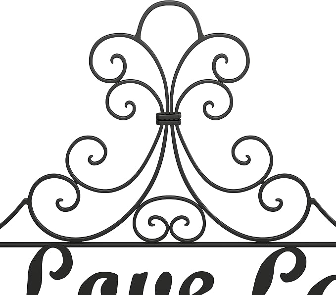 Metal Cutout-Live Laugh Love Decorative Wall Sign-3D Word Art Home Accent Décor-Modern Rustic or Vintage Farmhouse Style by Lavish Home