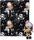 Northwest Nightmare Before Christmas Silk Touch with Hugger, Sally Frights, 50 x 40 inches