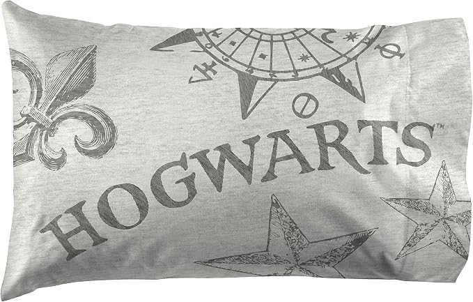 Jay Franco Harry Potter Spellbound 4 Piece Twin Bed Set - Includes Reversible Comforter & Sheet Set - Bedding Features Hogwarts Logo - Super Soft Polyester - (Official Harry Potter Product) | Hogwarts, Bed in a Bag, Comforter Sheets Pillowcase, Officia...