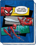 Northwest Spider-Man Silk Touch Sherpa Throw Blanket, 40" x 50", This Looks