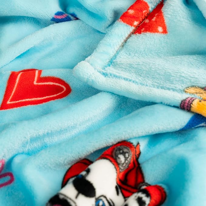 Paw Patrol Bedding Super Soft Plush Cozy Throw, 60 in x 70 in, (Officially Licensed Product) by Franco Collectibles