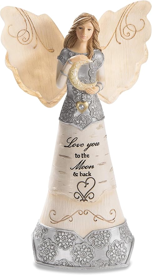 Pavilion - Love You to The Moon & Back - 6 Inch Collectible Angel Figurine