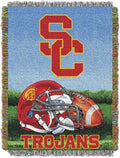 Officially Licensed NCAA "Home Field Advantage" Woven Tapestry Throw Blanket, 48" x 60", Multi Color