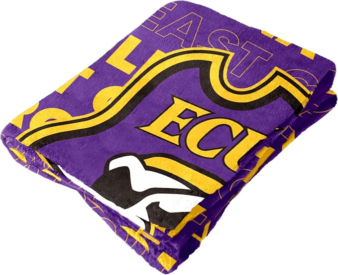 Logo Brands NCAA Classic Fleece Throw Blanket -50” x 60” Ultra-Soft Game Day Blanket with Bold Team Colors & Logo – Cozy College Team Bedding for Fans & Alumni