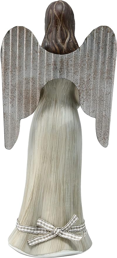Pavilion - 7.5" Angel Figurine - Family When We Have Each Other, We Have Everything - Simplistic Rustic Modern Farmhouse Statue