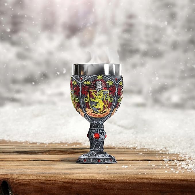 Enesco Wizarding World of Harry Potter Gryffindor Decorative Goblet Figurine, 7.09 Inch, Multicolor