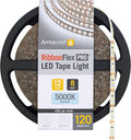 Armacost Lighting RibbonFlex Pro 12V White LED Strip Lights 120 LED/m, 5000K, 8.2 ft, 163210