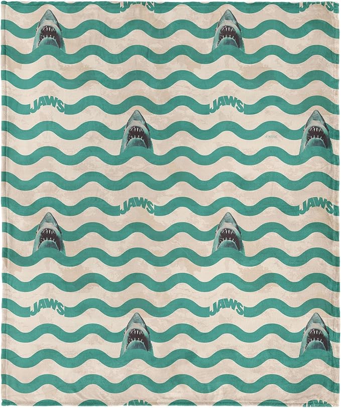 Northwest Jaws Psychedelic Sea Silk Touch Throw Blanket 60x80 inches