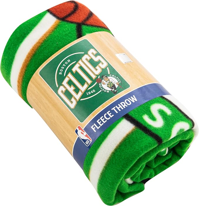 Northwest NBA Boston Celtics Unisex-Adult Fleece Throw Blanket, 50" x 60", Campaign