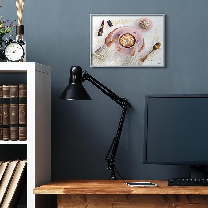 Cappuccino Fashion Accent Kitchen, 16 x 20 Inch Framed Giclée Print | Stupell Industries · By Ziwei Li · Ready to hang · Great for kitchen or dining spaces · Made in USA