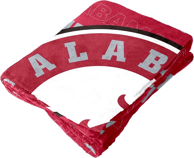 Logo Brands NCAA Classic Fleece Throw Blanket -50” x 60” Ultra-Soft Game Day Blanket with Bold Team Colors & Logo – Cozy College Team Bedding for Fans & Alumni