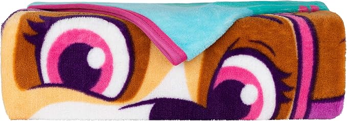 Franco Kids Bedding Super Soft Micro Raschel Throw, 46 in x 60 in, Paw Patrol Skye Girls