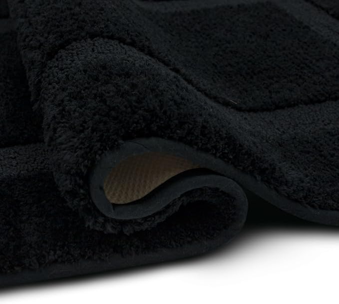 Mohawk Home Prestige Casual Solid Black 2' X 3' 4" Bath Mat Perfect for Bathroom