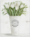 Tulip Bouquet Parisian Vase, 36 x 48 Inch Canvas Wall Art | Stupell Industries · By Cindy Jacobs · Ready to hang · Farmhouse and shabby chic charm · Made in USA
