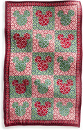 Vera Bradley Women's Disney Fleece Plush Throw Blanket, Mickey Mouse Kaleidoscope Holiday, One Size