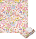 NORTHWEST Disney Princess Silk Touch Throw Blanket, 50" x 60", Garden