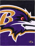 FOCO NFL Unisex-Adult NFL Team Logo 60" x 50" Supreme Slumber Plush Throw Blanket