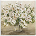 Round Roses with Green Leaves, 12 x 12 Inch Mounted Print on Wall Plaque | Stupell Industries · By Carol Robinson · Ready to hang · Great for living room or family room · Made in USA