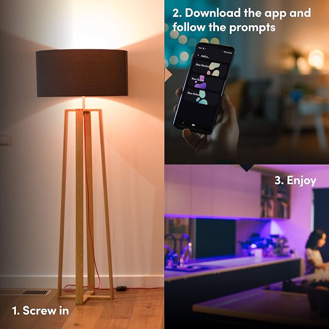 LIFX Color A19 Smart LED Light Bulb, 1100 Lumens, Billions of Colors + Tunable White, Wi-Fi 2.4GHz No Hub Required, Dimmable, Voice & App Control, Compatible with Alexa, Google Home & Siri