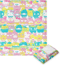 Northwest Hello Kitty Silk Touch Throw Blanket, 50" x 60", Friends Snacks