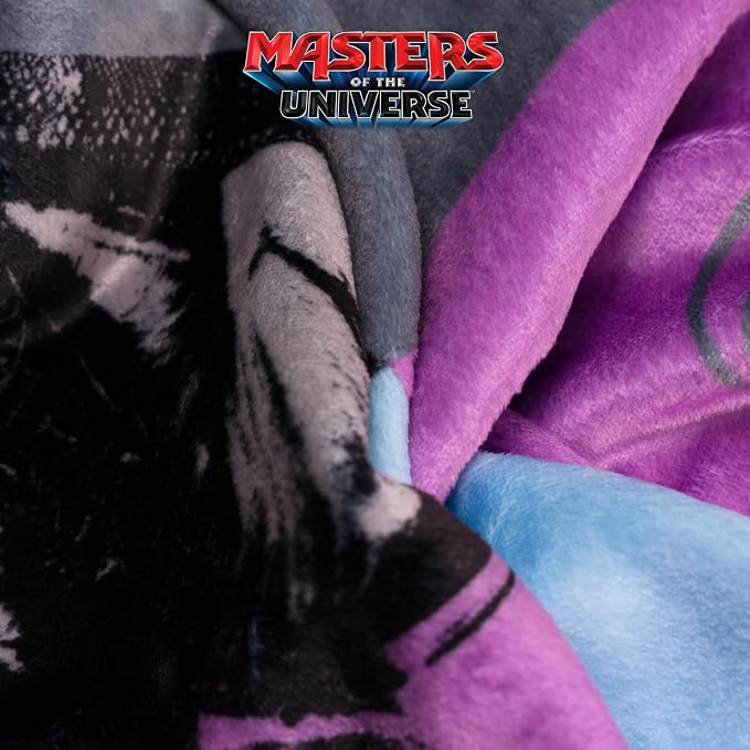 Masters of the Universe Movie Skeletor Throw 60" x 46", Soft Cozy Plush Blanket for Couch, Bed & Travel, Collectible Gift (Officially Licensed Product) by Franco