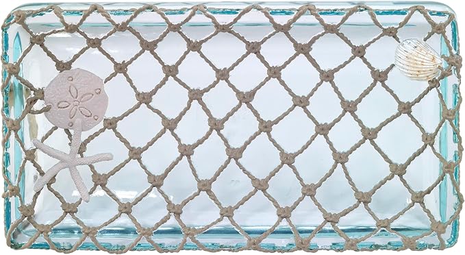 Avanti Linens - Vanity Tray, Coastal Home Decor, Seaglass
