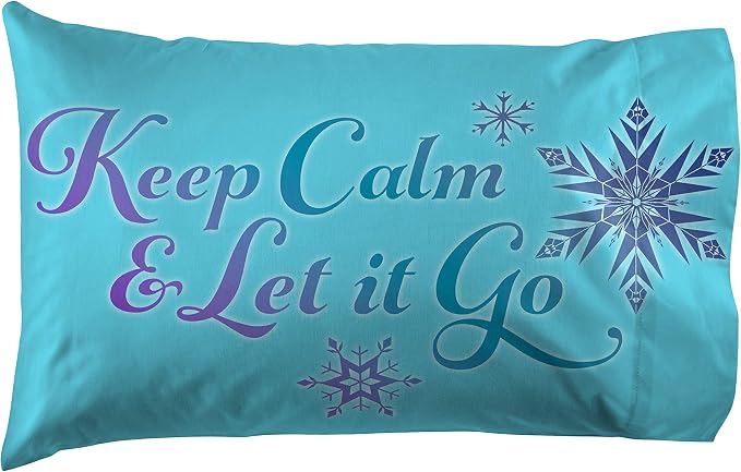 Disney Frozen Elsa Full Size Comforter Set 7 Piece Kids Bedding, Purple | Anna Bed in a Bag, Comforter Sheets Shams Pillowcases, Official Brand, Soft Microfiber, Machine Washable, Girls Gift