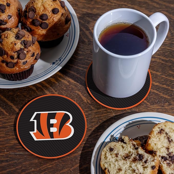 Rico Industries NFL Football Classic Favorites: PVC Coaster Set (4-Pack)