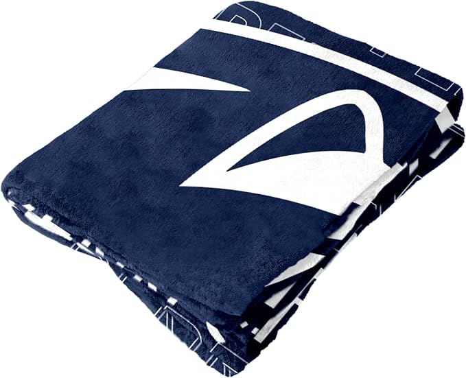 Logo Brands NCAA Classic Fleece Throw Blanket -50” x 60” Ultra-Soft Game Day Blanket with Bold Team Colors & Logo – Cozy College Team Bedding for Fans & Alumni