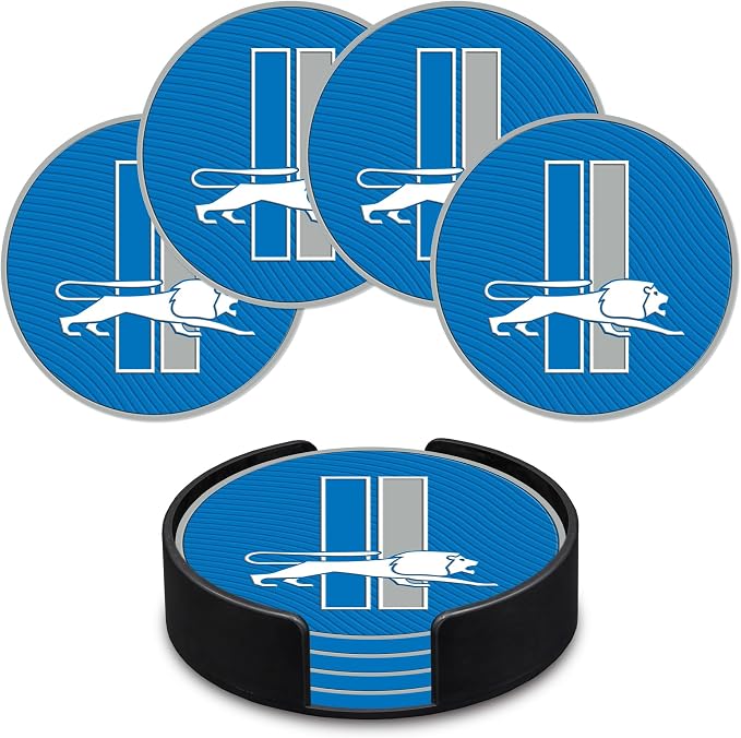Rico Industries NFL Football Classic Favorites: PVC Coaster Set (4-Pack)