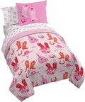 Trend Collector Cowgirl Full Comforter Set 7 Piece Kids Bedding, Pink | Bed in a Bag, Comforter Sheets Shams Pillowcases, Soft Microfiber, Machine Washable Easy Care, Girls Gift