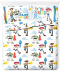 Jay Franco Kids Sheet Set with Fitted, Flat Sheets & Pillow Cover - Ultra-Soft Bedding with Pillowcase for Room Decor, White - Toy Story, 4 Piece Full
