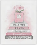 Stupell Industries 'Pink Roses Perfume Bottle Glam Fashion'| Canvas Art | Stupell Industries | 36 x 48 Inches, Easy to Hang and Sturdy, Made in USA, by Amanda Greenwood