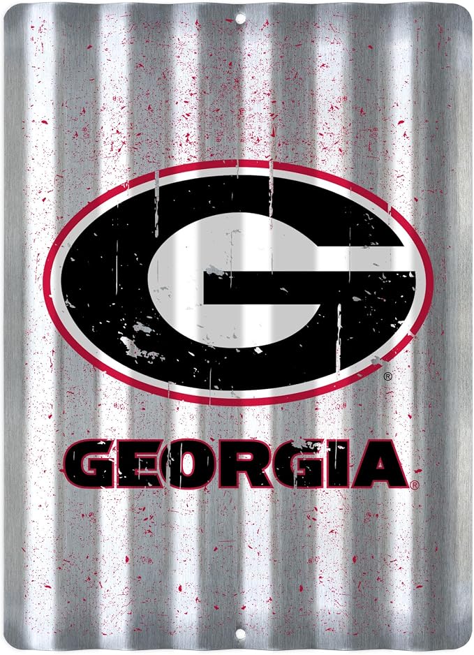 Rico Industries NCAA 12" X 16" Tin Metal Roof Sign