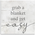 Cozy Rustic Phrase, 12 x 12 Inch Mounted Print on Wall Plaque | Stupell Industries · By Lil' Rue · Ready to hang · Perfect for bedroom or nursery · Made in USA