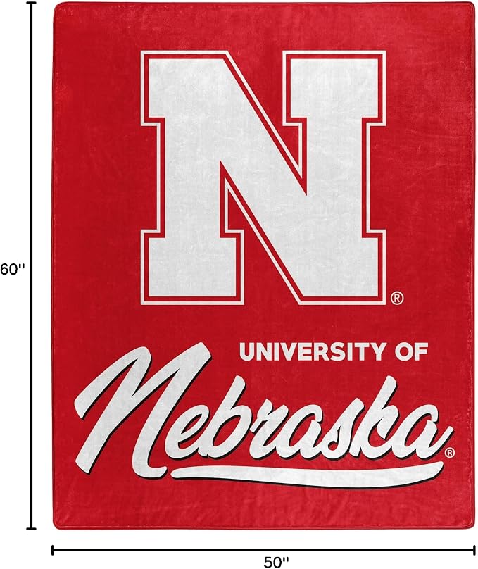 Northwest NCAA Unisex-Adult Raschel Throw Blanket