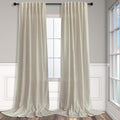 Pitalk Linen Sheer Drape 104 Inch Curtains by Pitalk