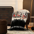 Welcome to Derry IT Pennywise Clown Halloween Horror Throw Blanket, Super Soft Cozy Plush Bedding, 46" x 60", (Officially Licensed Product) by Franco