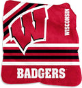 Logo Brands NCAA Raschel Throw Blanket – 50 x 60 Soft Fleece Blanket, Officially Licensed Collegiate Design, Cozy Throw for Tailgating, Game Day, & Home Décor