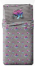 Jay Franco Kids Sheet Set with Fitted, Flat Sheets & Pillow Cover - Ultra-Soft Bedding with Pillowcase for Room Decor, Multi Color - Descendants, 3 Piece Twin