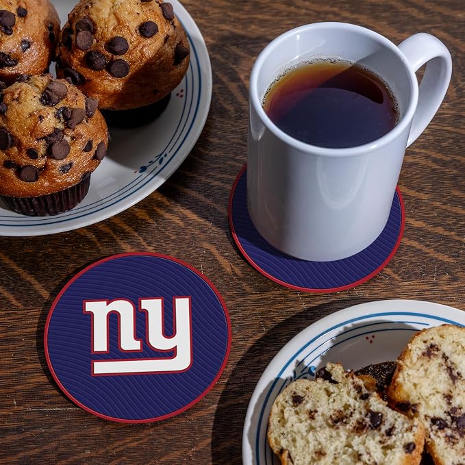 Rico Industries NFL Football Classic Favorites: PVC Coaster Set (4-Pack)