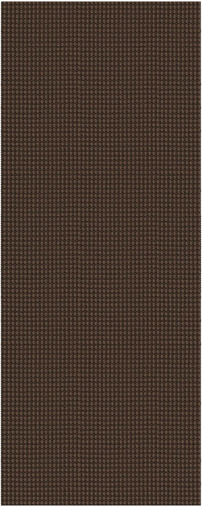 IOHOUZE Washable Runner Rug 2x5 Non Slip Runners for Hallways Entryway Runner Indoor, Kitchen Throw Rug Woven Cotton Floor Carpet for Hall Entrance Bedroom, Brown